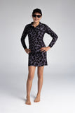 Kids Fishing Shirt Dress - Leopard - UPF50+ Sun Protection