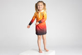 Kids Fishing Shirt Dress - Inferno - UPF50+ Sun Protection