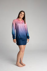 Ladies Ocean - Not a Fishing Shirt Dress - UPF50+ Sun Protection