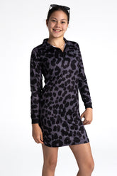 Kids Fishing Shirt Dress - Leopard - UPF50+ Sun Protection