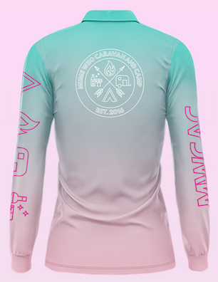 Ladies Coral Shirt - UPF50+ Fishing Shirt - Mums Who Caravan and Camp