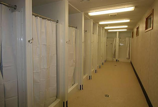 Camping Chaos in Caravan Shower Cubicle Hacks to Keep it Simple