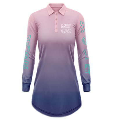 Womens Ocean - Not a Fishing Shirt Dress - UPF50+ Sun Protection PRE-ORDER - Mums Who Caravan and Camp