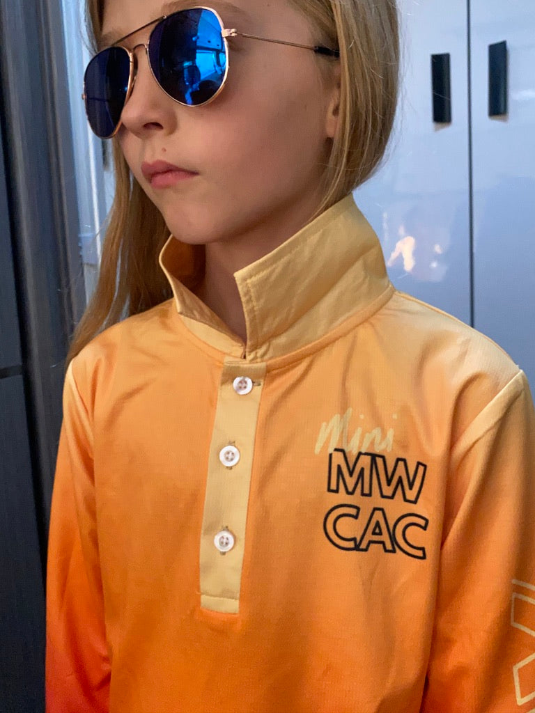 Kids Fishing Shirt Dress - Inferno - UPF50+ Sun Protection PRE-ORDER - Mums Who Caravan and Camp