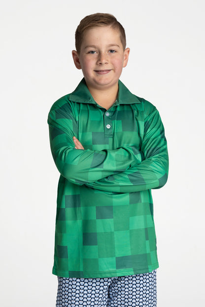 Pixel Print Green - Pre-order