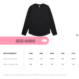 Curve Long Sleeve - Black - MWCAC